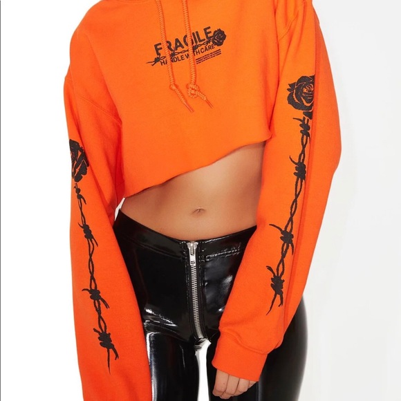 ***SOLD*** Handle with care hoodie - Picture 1 of 1